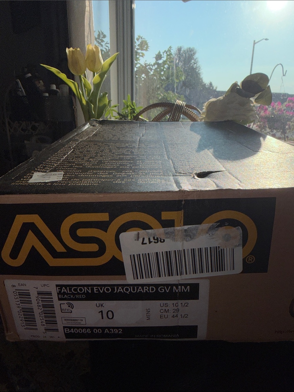 NEW Asolo Falcon Evo Jacquard GV Gore-Tex Hiking Boots Men's 10.5 Vibram Waterpr - Picture 8 of 10